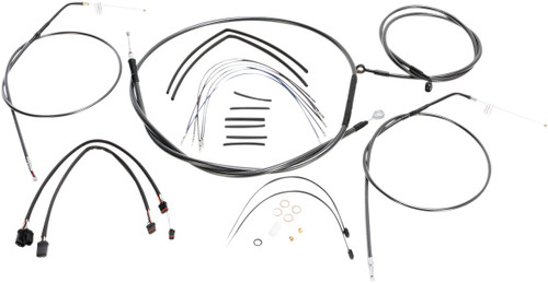 Magnum Black Pearl Cable Installation Kit for 15"-17" Handlebars (487662)
