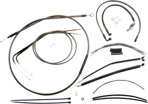 Magnum Black Pearl Cable Installation Kit for 15"-17" Handlebars (487182)