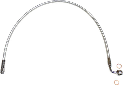 Magnum Sterling Chromite II 23" ABS Upper Brake Line 10mm 90° Banjo (AS37223)
