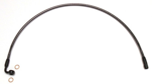 Magnum Black Pearl 23" Upper Brake Line 10mm 90° Banjo (47223)