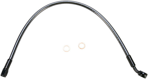 Magnum 17" Black Pearl Upper Brake Line 10mm 35° Banjo Fitting (47117)