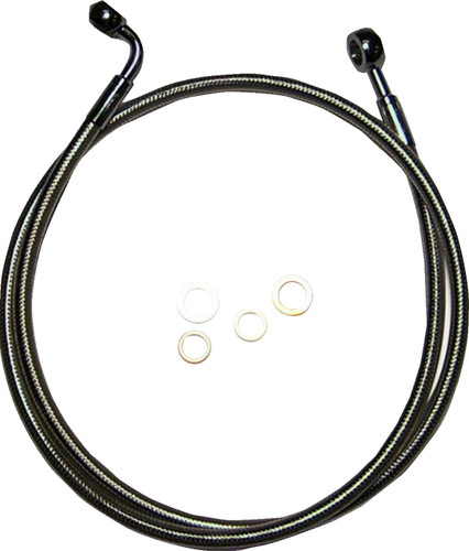Magnum 38" E-Z Align Black Pearl Front Brake Line (46838SW)