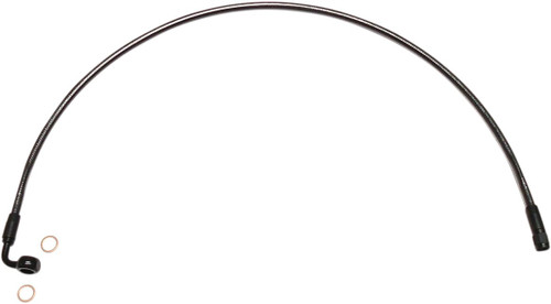 Magnum 22" Black Pearl Brake Line w/ 12mm 90° Banjo Fitting (AS478022)