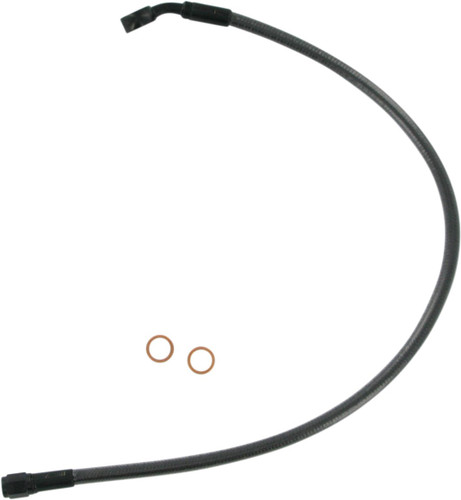 Magnum 19" Black Pearl Upper Brake Line 10mm 35° Banjo Fitting (47119)