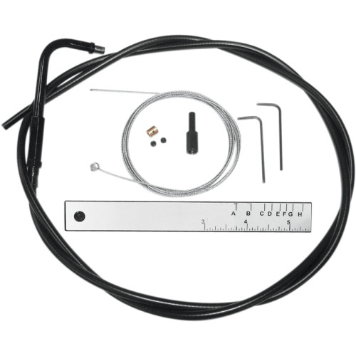 Magnum BYO Black Throttle Cable Kit w/ 90° Fitting (493529)