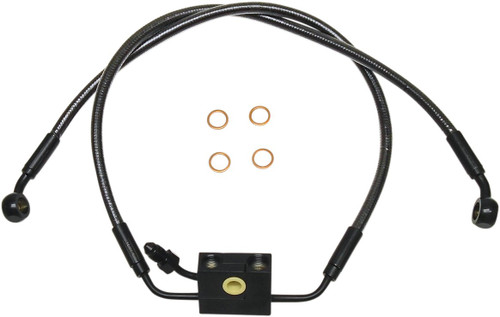 Magnum Black Pearl Dual Disc ABS Lower Brake Line Kit (AS47019)