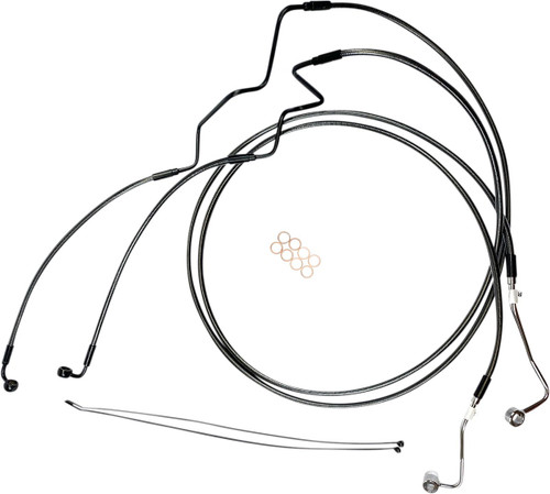 Magnum Black Pearl +2" Extended Lower Brake Line Kit (AS470162)