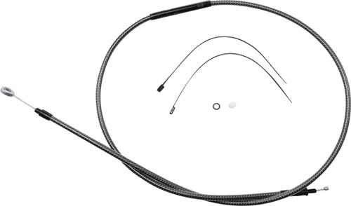 Magnum 66-11/16" High-Efficiency Polished Karbonfibr Clutch Cable (72124HE)