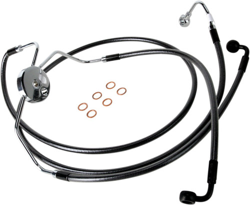 Magnum Black Pearl Dual Disc ABS Lower Brake Line Kit (47010)