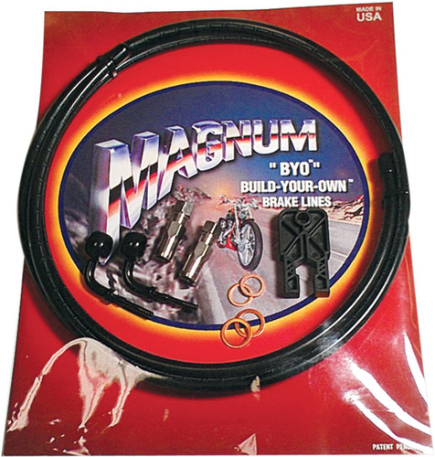 Magnum BYO Black Stainless Dual Disc 7' Brake Line Kit (490535A)