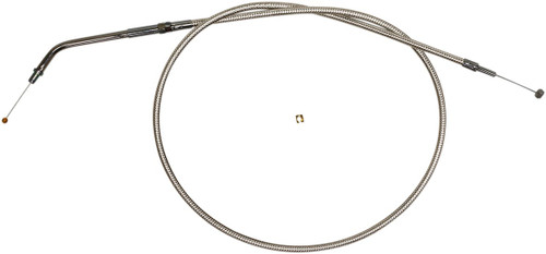 Magnum 39-1/2" Polished Stainless Steel Braided Throttle Cable (5330)