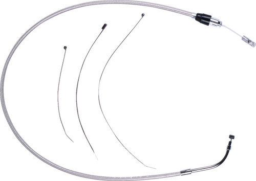Magnum 47-1/4" Polished Stainless Quick Connect Upper Clutch Cable (52398HE)
