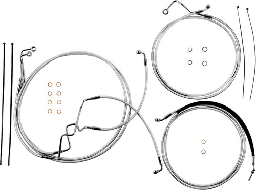 Magnum Sterling Chromite Handlebar Installation Kit for 8" Rise Bars (387928)