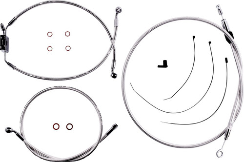 Magnum Sterling Chromite Handlebar Installation Kit for 8" Rise Bars (3871128)