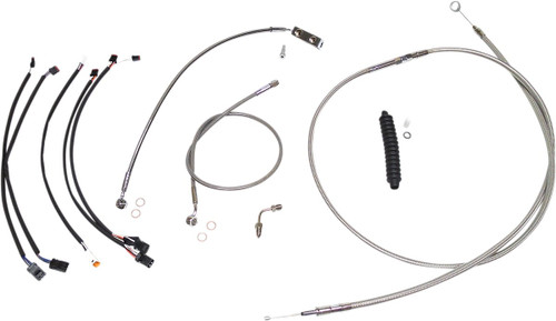 Magnum Stainless XR Handlebar Installation Kit for 12"-14" Ape Hangers (589941)