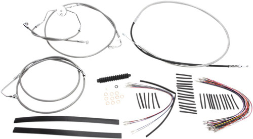 Magnum Stainless XR Handlebar Installation Kit for 15"-17" Ape Hangers (589312)