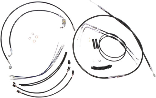 Magnum Black XR Handlebar Installation Kit for 15"-17" Ape Hangers (489312)