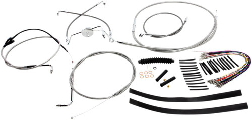 Magnum Stainless XR Handlebar Installation Kit for 15"-17" Ape Hangers (589282)