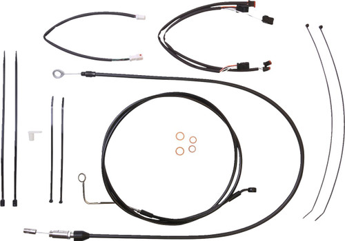 Magnum Black XR Handlebar Installation Kit for 12"-14" Ape Hangers (4861141)