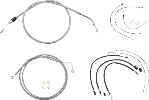 Magnum Stainless XR Handlebar Installation Kit for 12"-14" Ape Hangers (5891171)