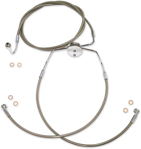 Magnum Lower Brake Line | 15.25", 52" | XR Stainless (SSC1110-00)