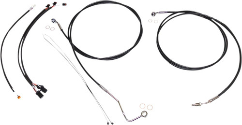 Magnum Black XR Handlebar Installation Kit for 12"-14" Ape Hangers (489851)