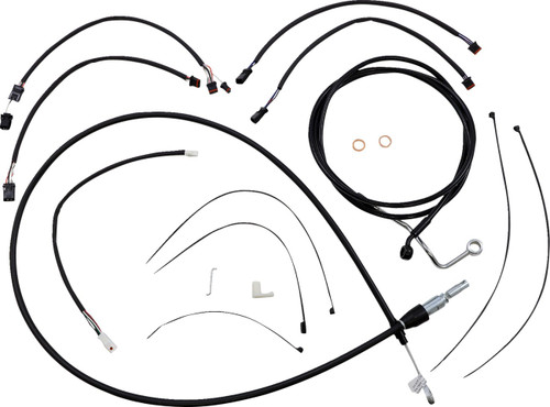 Magnum Black XR Handlebar Installation Kit for 12"-14" Ape Hangers (4861131)
