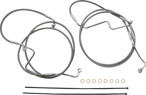 Magnum Stainless XR Handlebar Installation Kit for 12"-14" Ape Hangers (5891011)