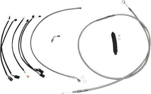 Magnum Stainless XR Handlebar Installation Kit for 12"-14" Ape Hangers (589961)