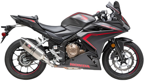 Yoshimura R-77 Stainless Slip-On Exhaust Muffler '16-25 CBR500R (12553B0520)