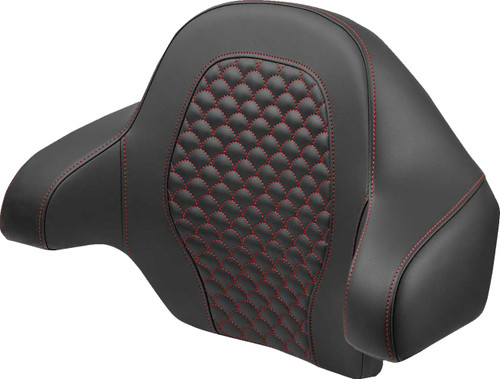 Saddlemen Dragon Scale Red Stitch Tour Pak Backrest Pad (814-07-20904)