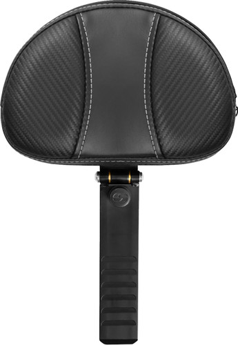 Saddlemen Dominator Carbon Backrest w/ Gray Stitching (15708D)