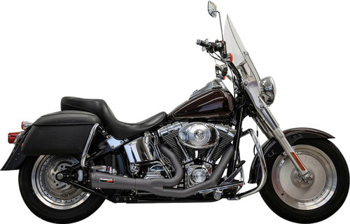 Bassani Short "Ripper" 2:1 Exhaust System | Black (1S6B)