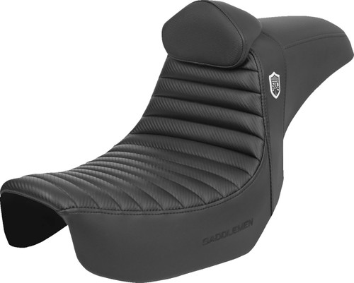 Saddlemen SDC Pro Series Carbon Tuck-n-Roll Gripper Seat w/ Backrest (SC80604TB)