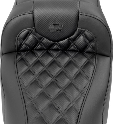 Saddlemen Roadsofa Carbon Lattice Stitch Seat w/o Backrest (823-07-20600)