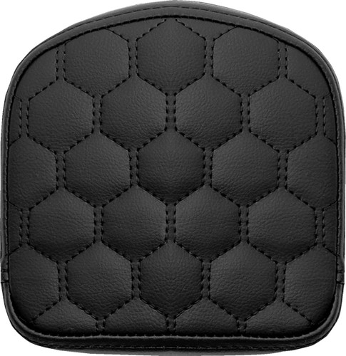 Saddlemen RoadSofa Honeycomb Sissy Bar Pad w/ Black Stitching (040849)
