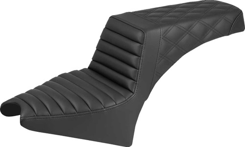 Saddlemen Step-Up Black Tuck-n-Roll/Lattice Stitch Seat (I25-33-176)