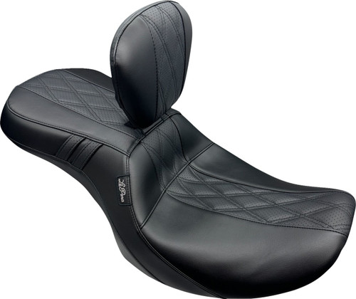 Le Pera Outcast 2-Up Black GT2 Inlay Seat w/ Backrest (LV-997BRGT2)