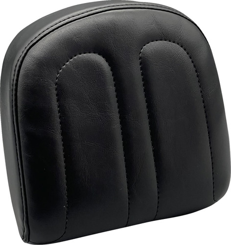 Le Pera Small Shiny Black Sissy Bar Pad w/ Maverick Stitch (L-SBP03MAV-SH)