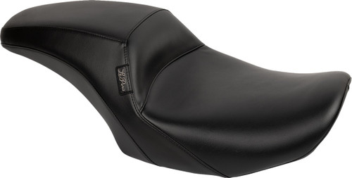 Le Pera Outcast 2-Up Smooth Black Seat | Black (LV-987)