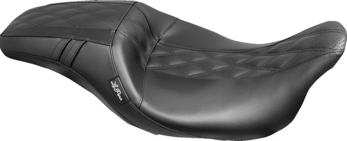 Le Pera Outcast GT Black Seat w/ Double Diamond Inlay (LK-987GT2)