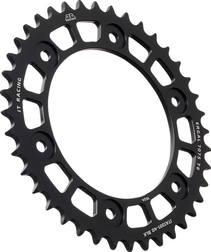 JT Aluminum Rear Sprocket Black 40 Tooth (JTA1301.40BLK)