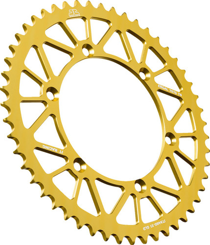 JT Aluminum Rear Sprocket Gold 51 Tooth (JTA460.51GLD)