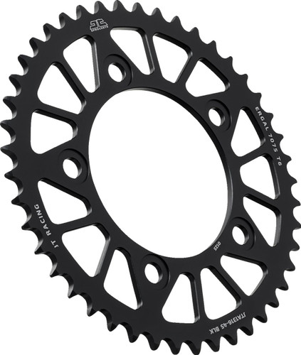 JT Aluminum Rear Sprocket Black 45 Tooth (JTA1316.45BLK)