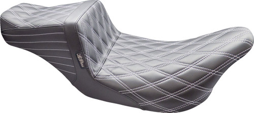 Le Pera Tailwhip Black Seat Double Diamond w/ Titanium Thread (LK-587DD-TTM)