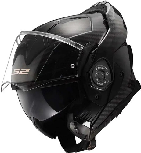 LS2 Advant X Carbon Bluetooth Modular Motorcycle Helmet w/SunShield