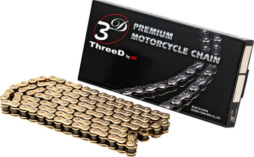 EK 525 L3D Gold Drive Chain 120 Links (525L3D-120G)