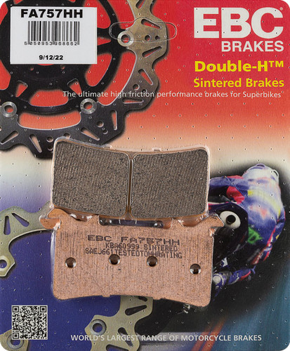EBC Double-H Sintered Brake Pads (FA757HH)