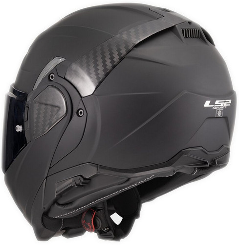 LS2 Advant II Solid Modular Motorcycle Helmet w/SunShield
