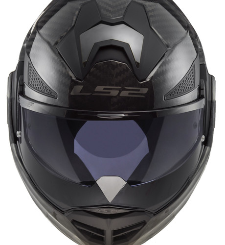 LS2 FF901 Advant X Carbon Modular Motorcycle Helmet w/SunShield